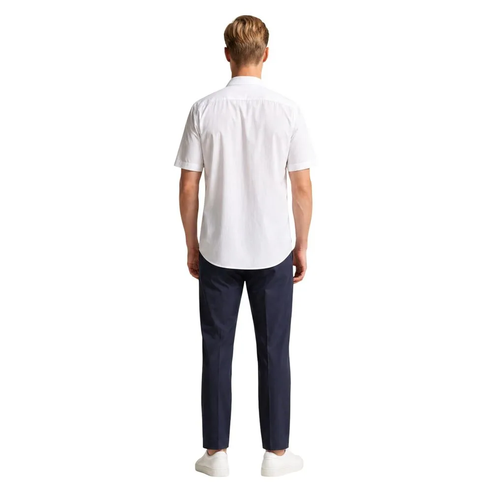 White Polyamide Shortsleeve Shirt - Image 5
