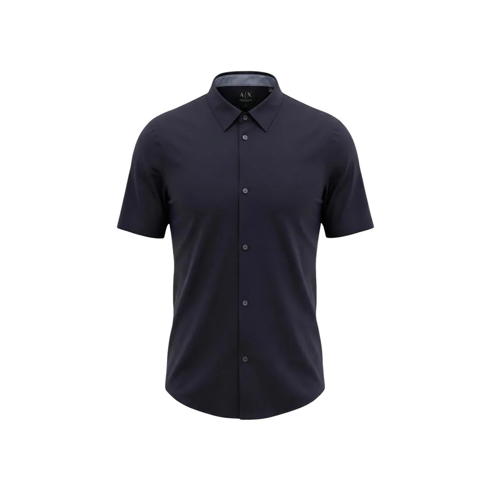 Blue Polyamide Shortsleeve Shirt - Image 3