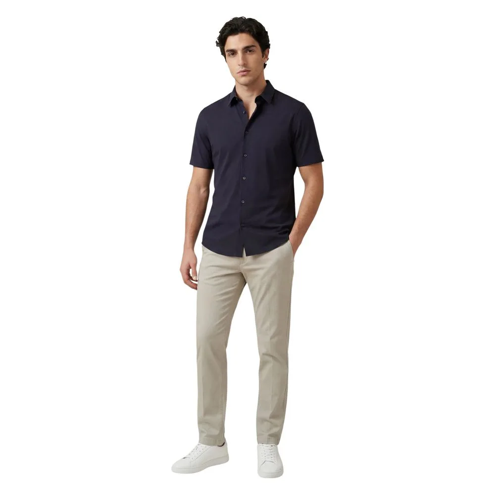 Blue Polyamide Shortsleeve Shirt - Image 5