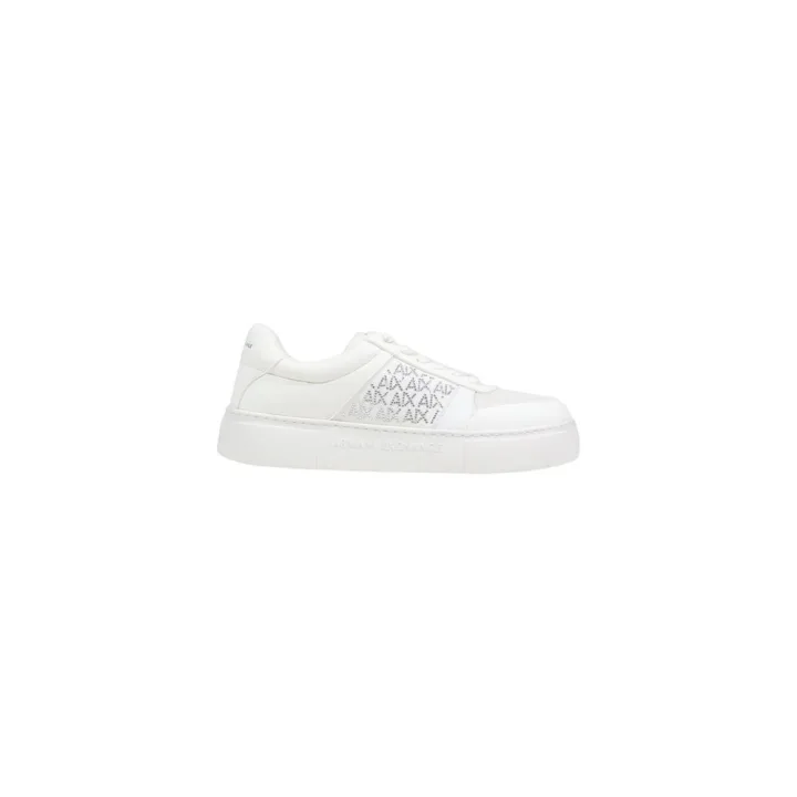 White Polyamide Athletic Sneakers