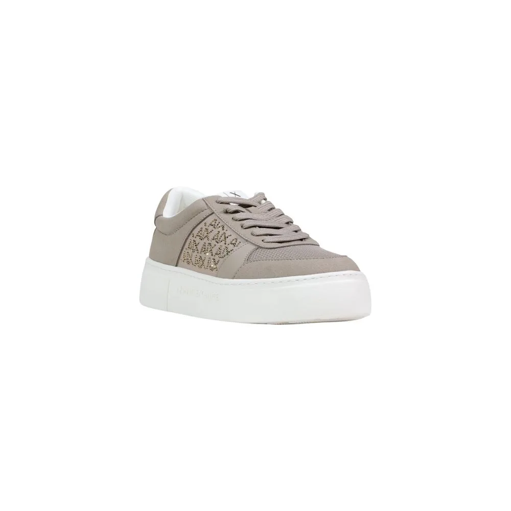 Brown Polyamide Athletic Sneakers - Image 2
