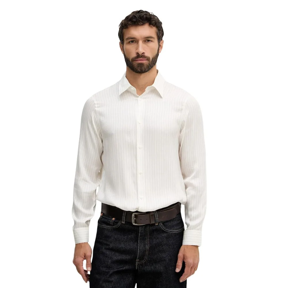Bicolor Viscose Shirt
