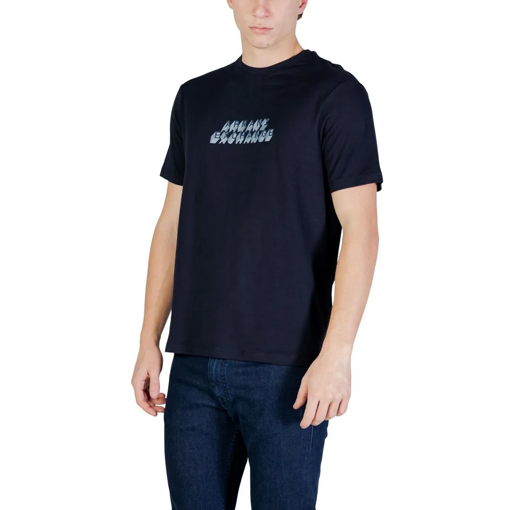 Blue Cotton T - Shirt - Image 2
