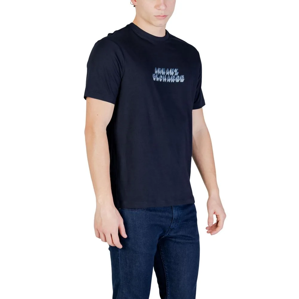 Blue Cotton T - Shirt - Image 3