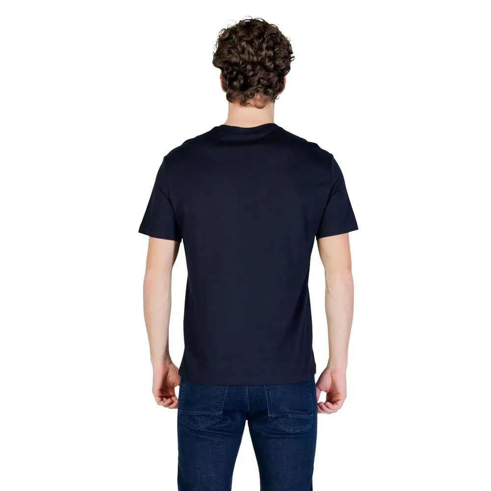Blue Cotton T - Shirt - Image 4