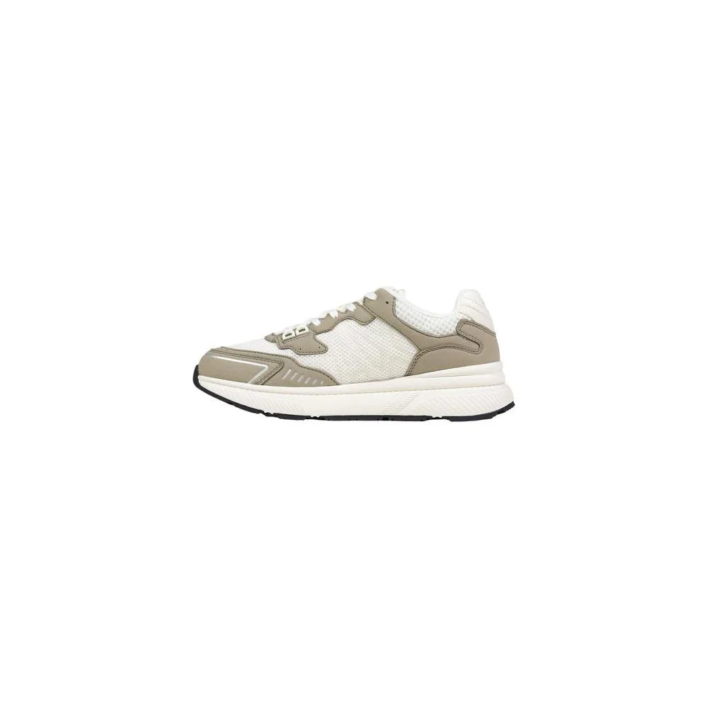 Green Polyester Athletic Sneakers - Image 3