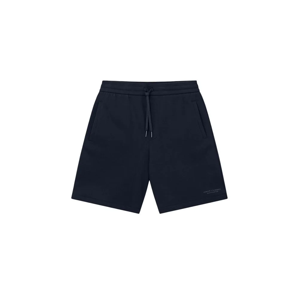 Blue Cotton Knee Length