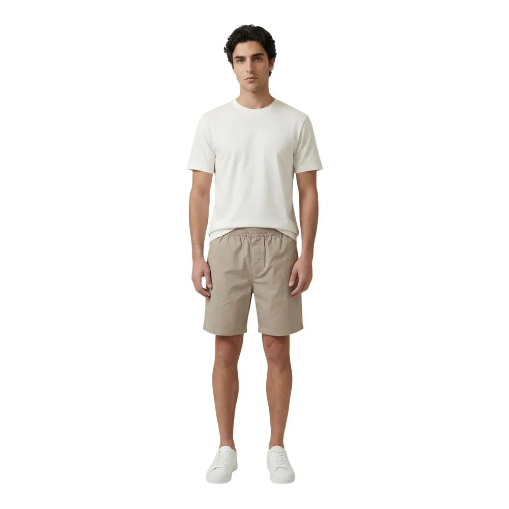 Beige Cotton Knee Length - Image 5