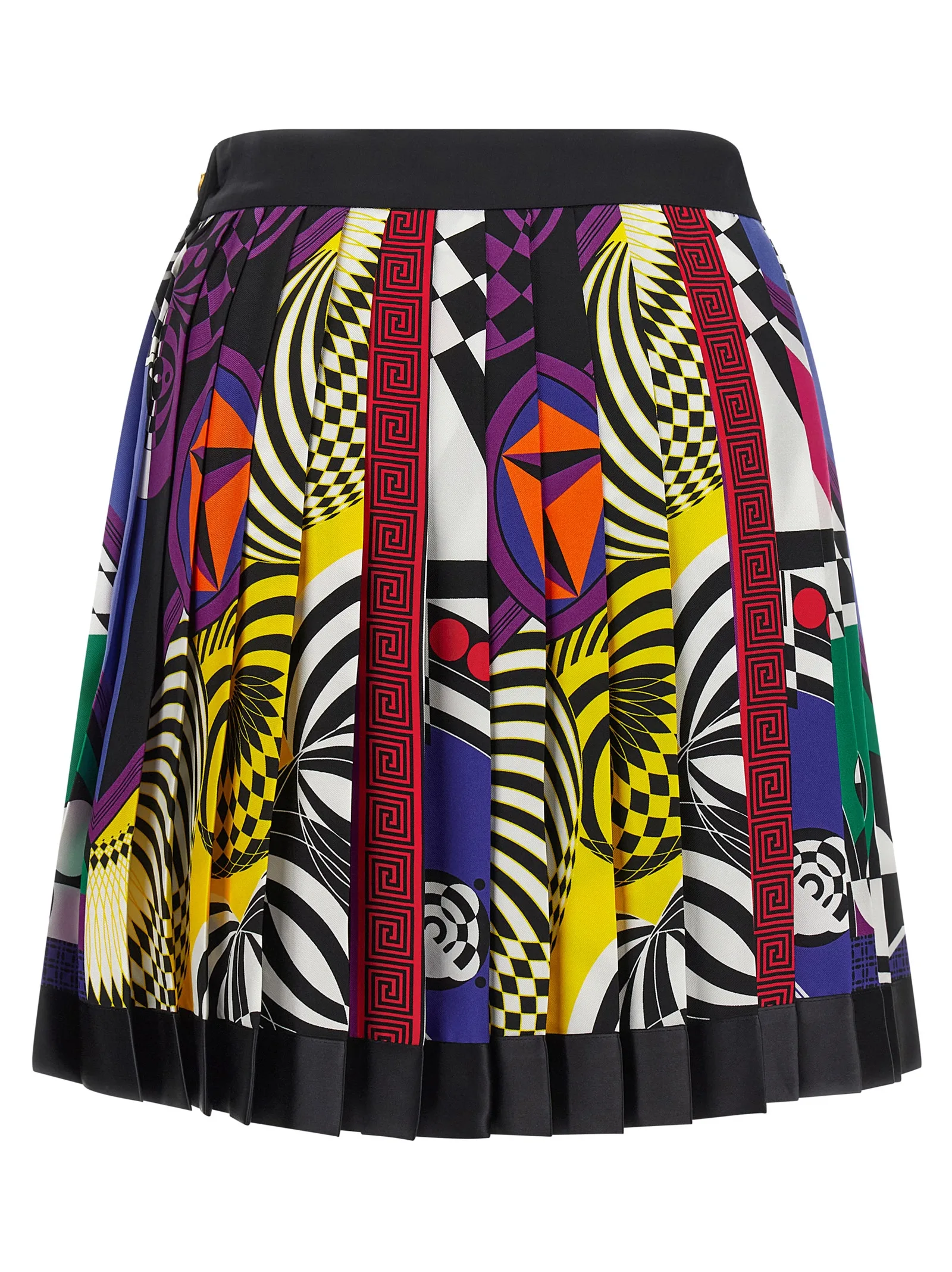 Multicolor Silk Long Skirt - Image 2
