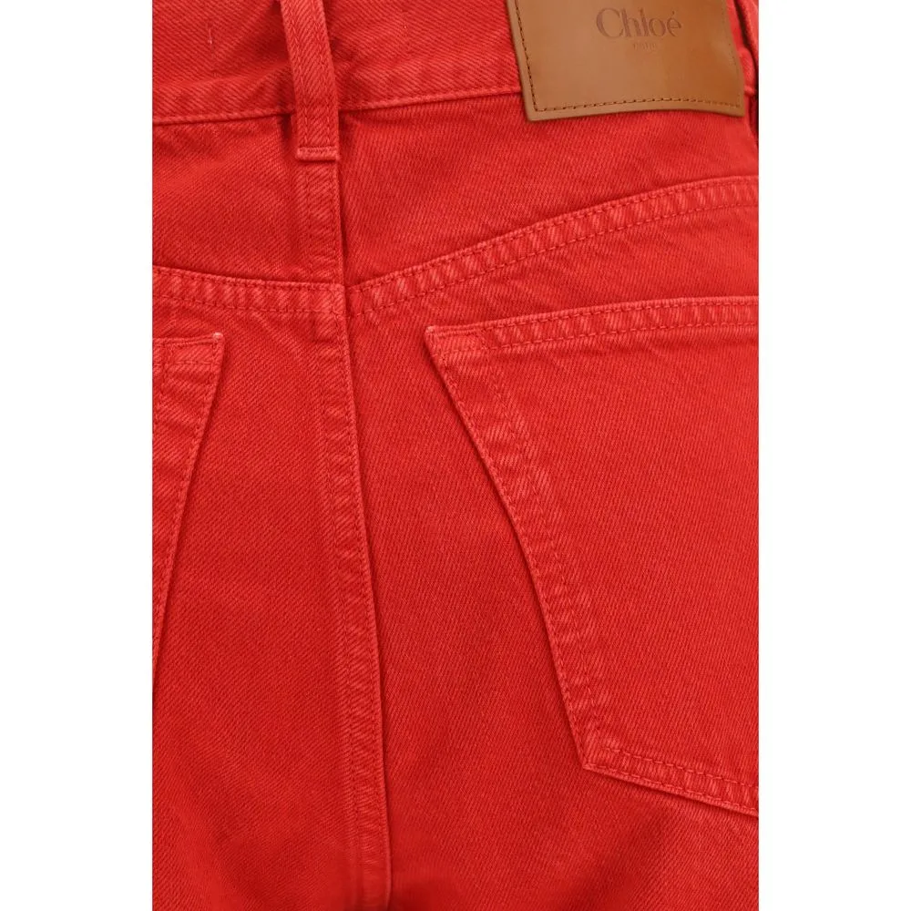Red Cotton Pants - Image 3
