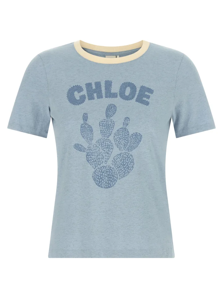 Blue Cotton T-Shirt