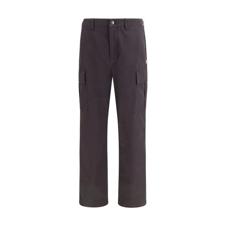 Brown Cotton Cargo Pants