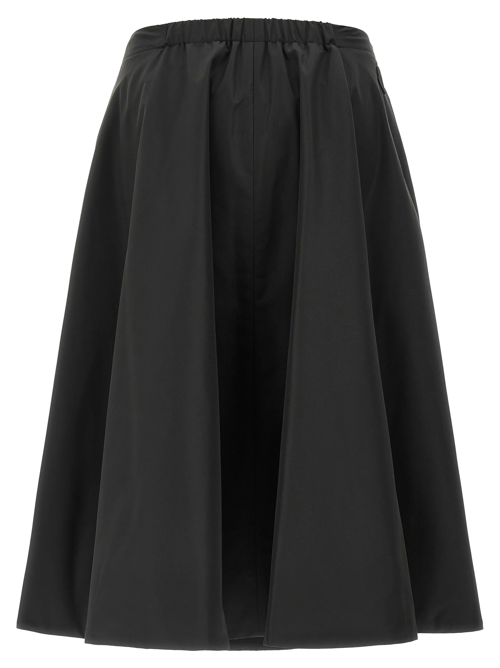 Black Polyester Midi Skirt - Image 2