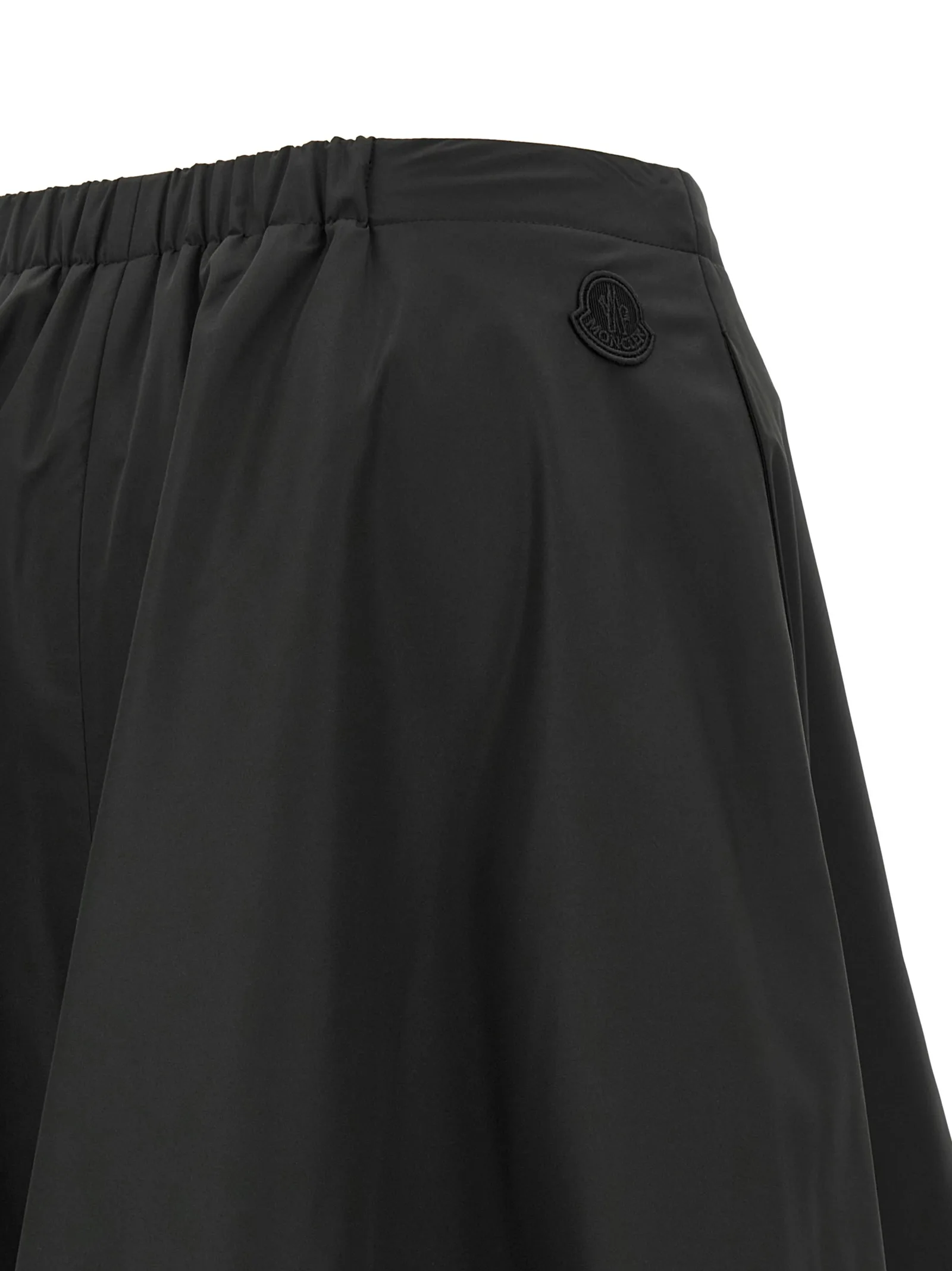 Black Polyester Midi Skirt - Image 4
