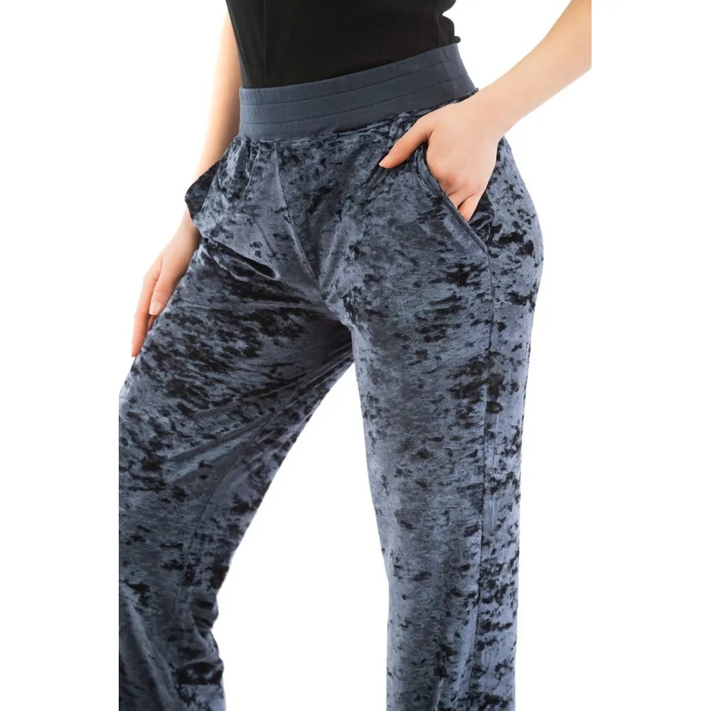 Blue Polyester Casual Pants - Image 2