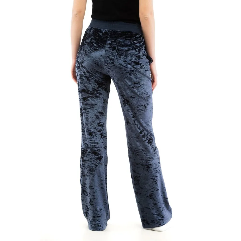 Blue Polyester Casual Pants - Image 3