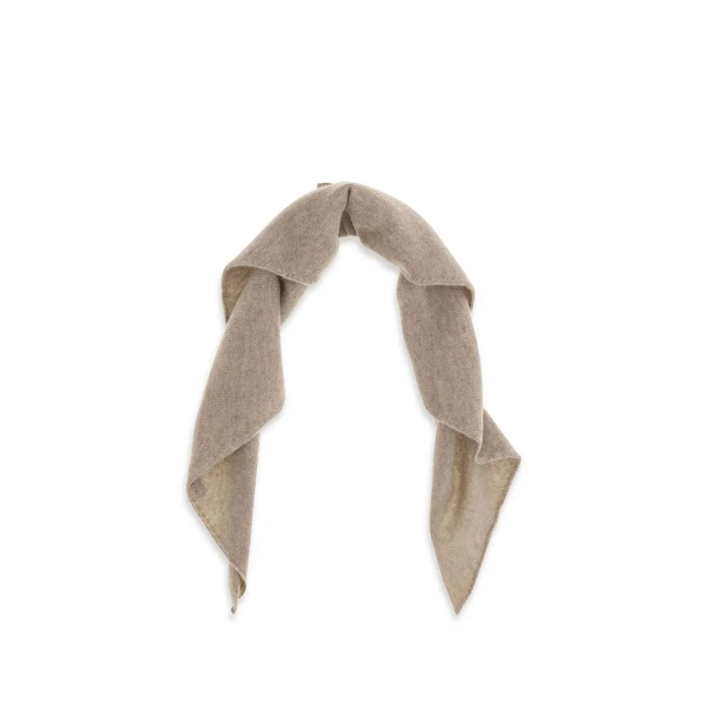 Beige Cashmere Foulard - Image 2