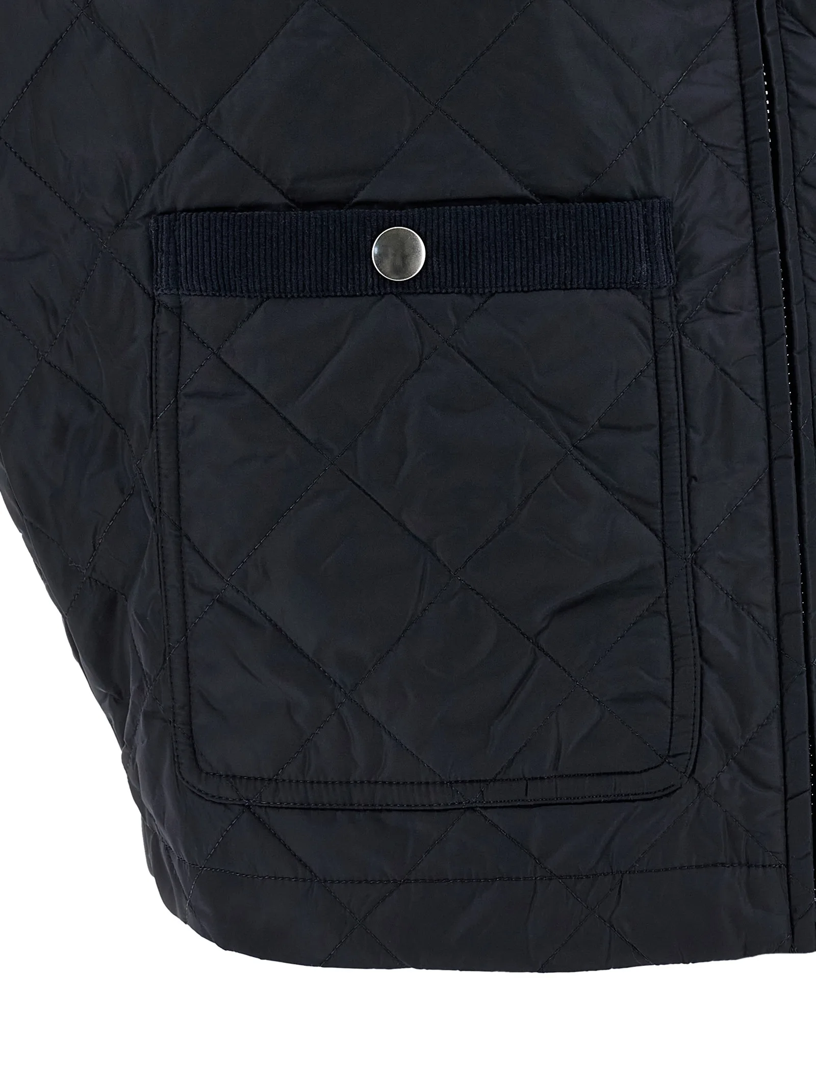 Blue Recycled Polyamide Sleeveless Jacket - Image 4