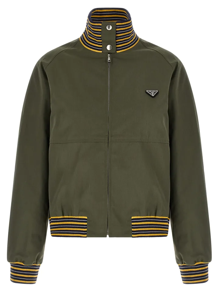 Bicolor Polyester Bomber