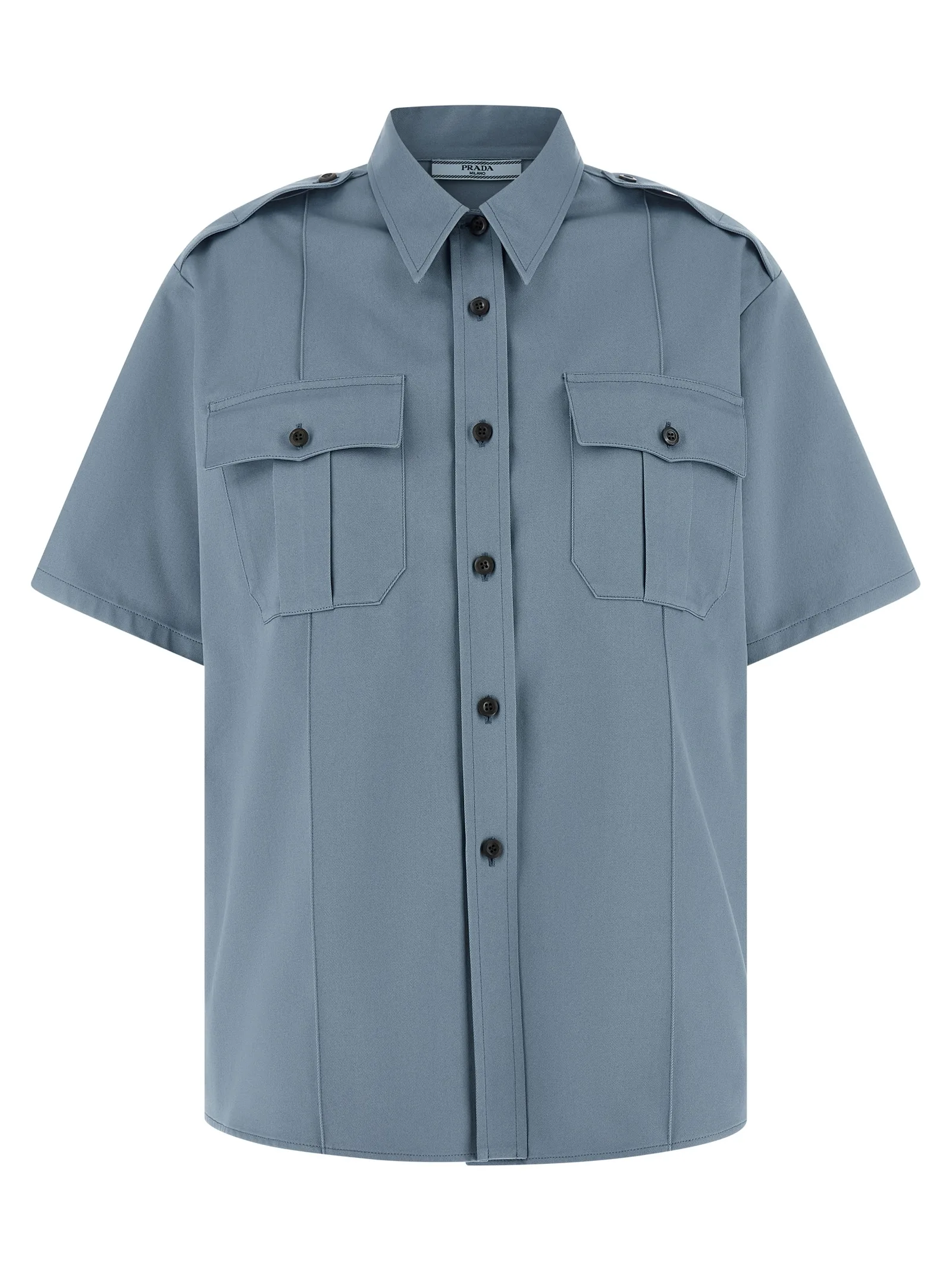 Blue Cotton Blouse