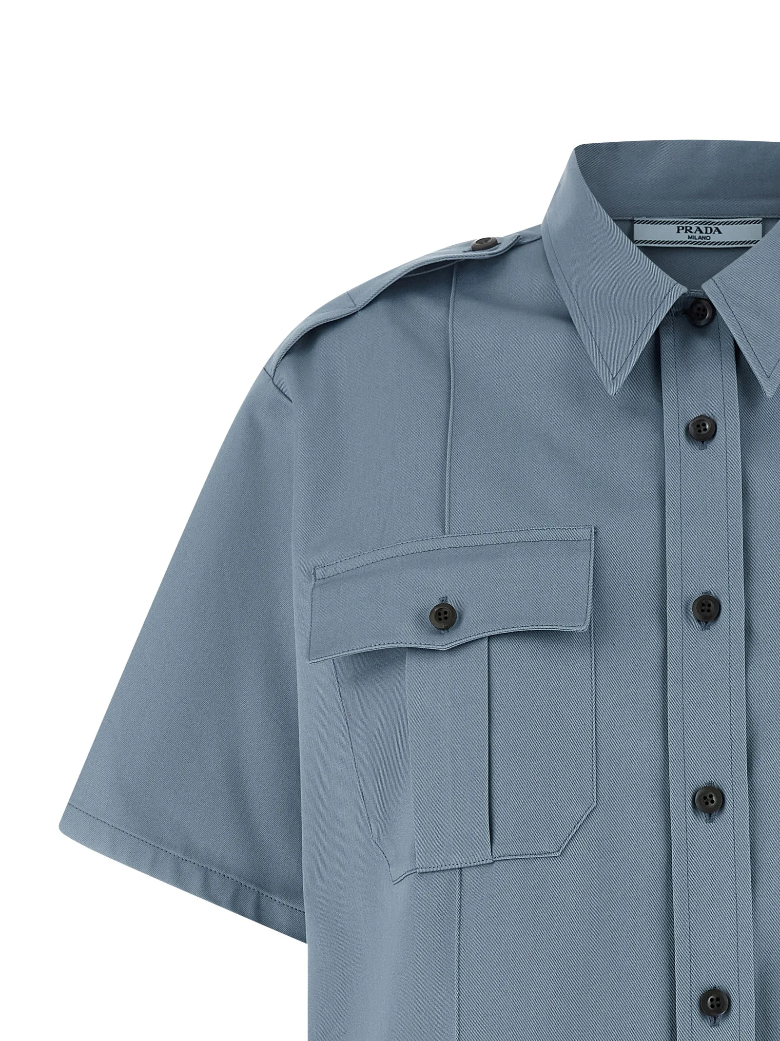Blue Cotton Blouse - Image 3