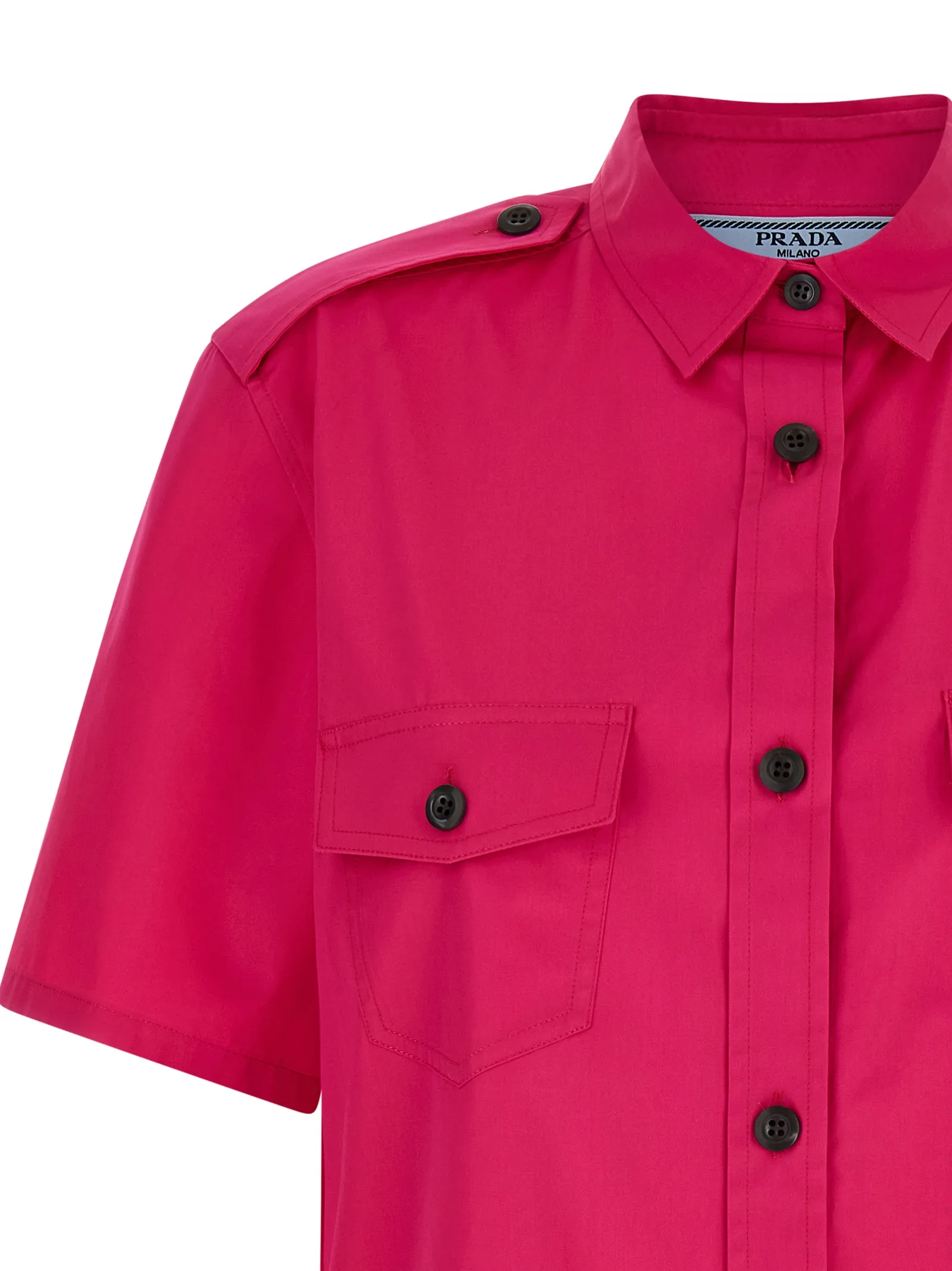 Fuchsia Cotton Blouse - Image 3