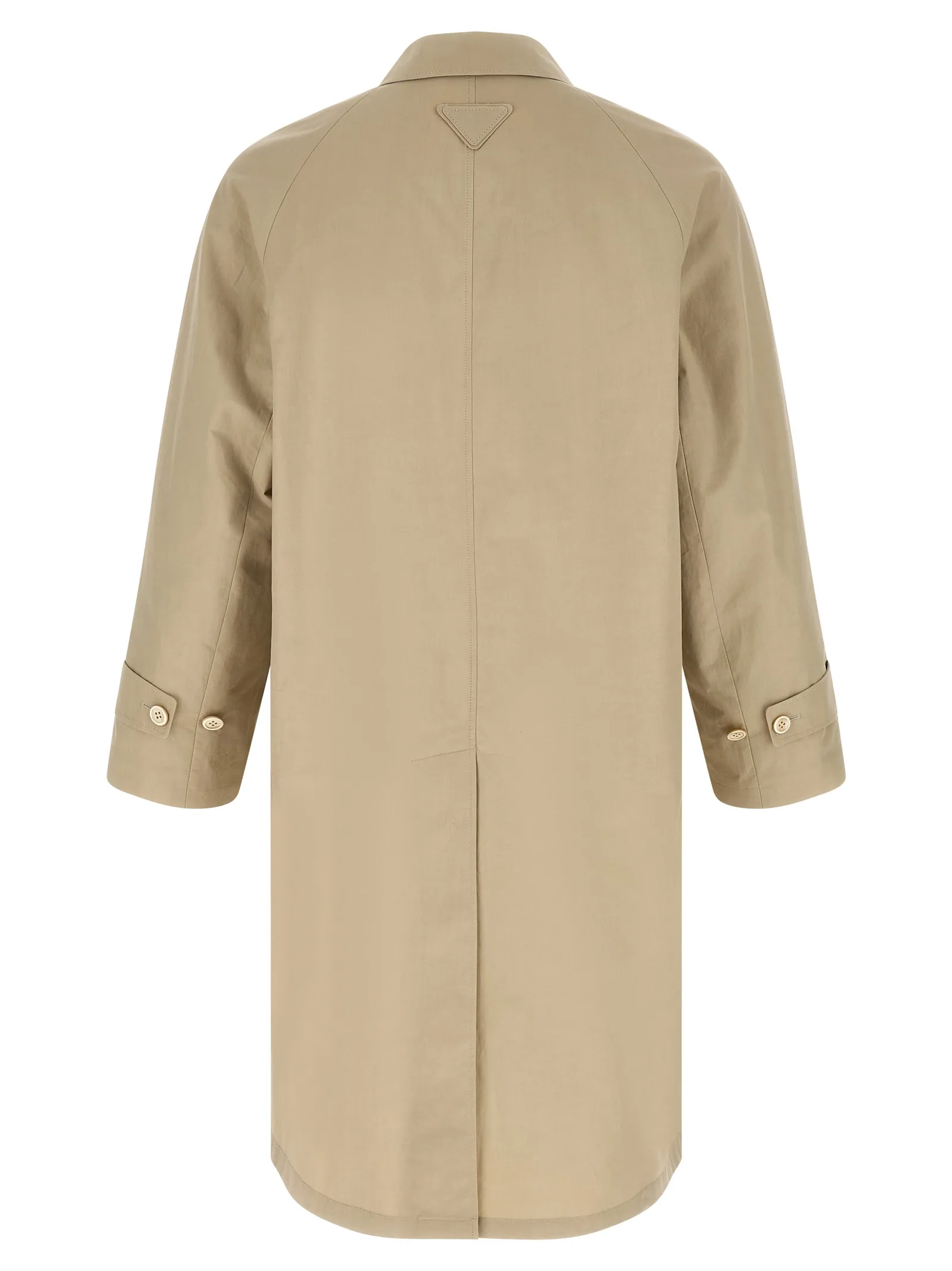 Beige Cotton Coat - Image 2
