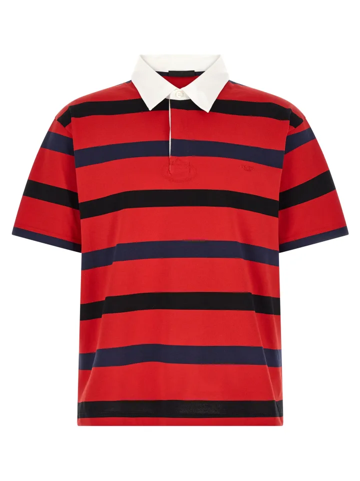 Red Cotton Polo Shirt