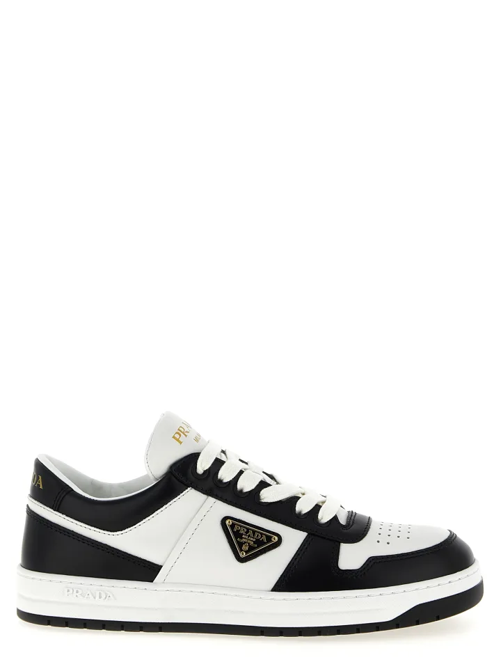 Bicolor Calfskin Low Top Sneakers