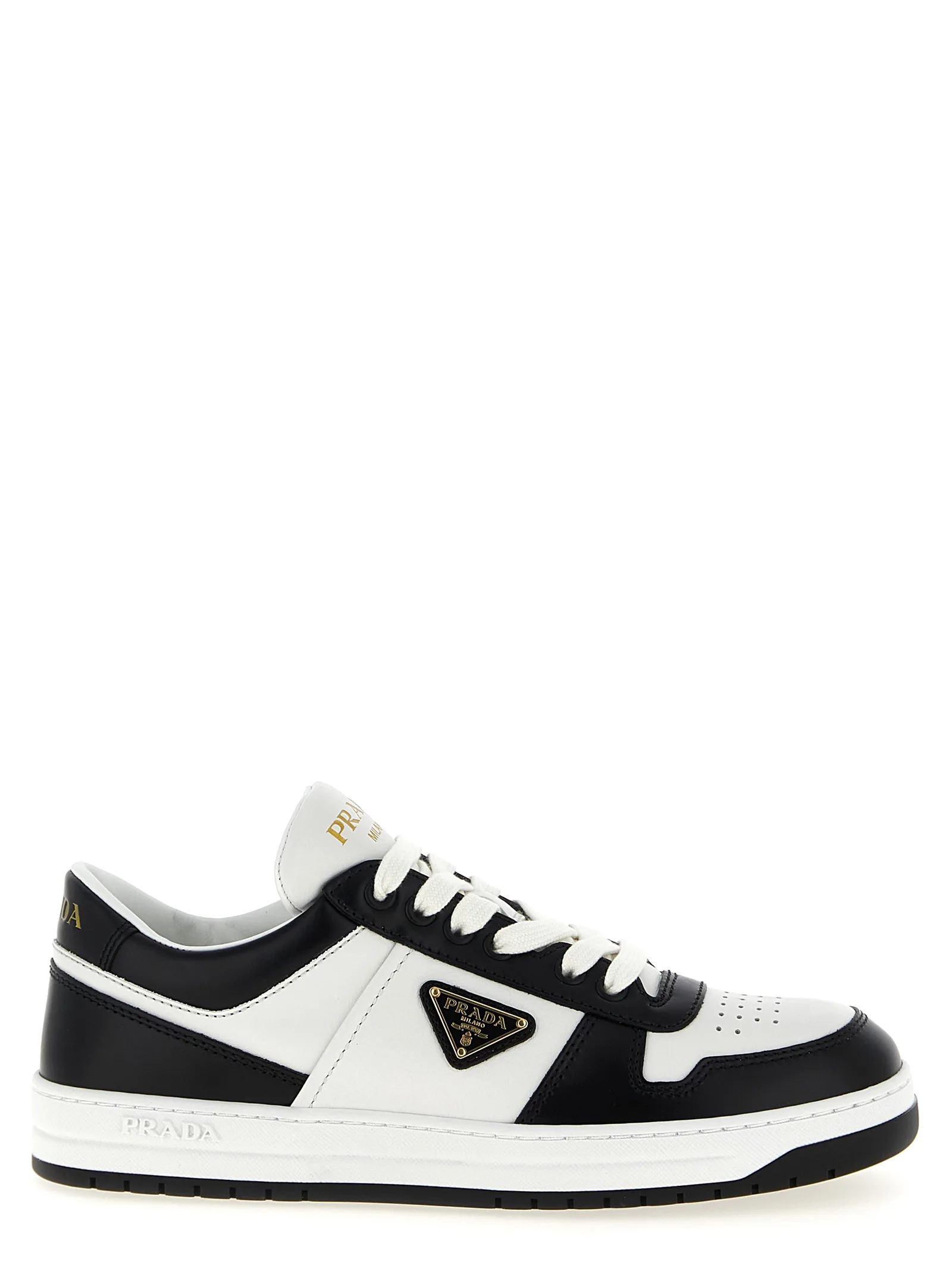 Bicolor Calfskin Low Top Sneakers
