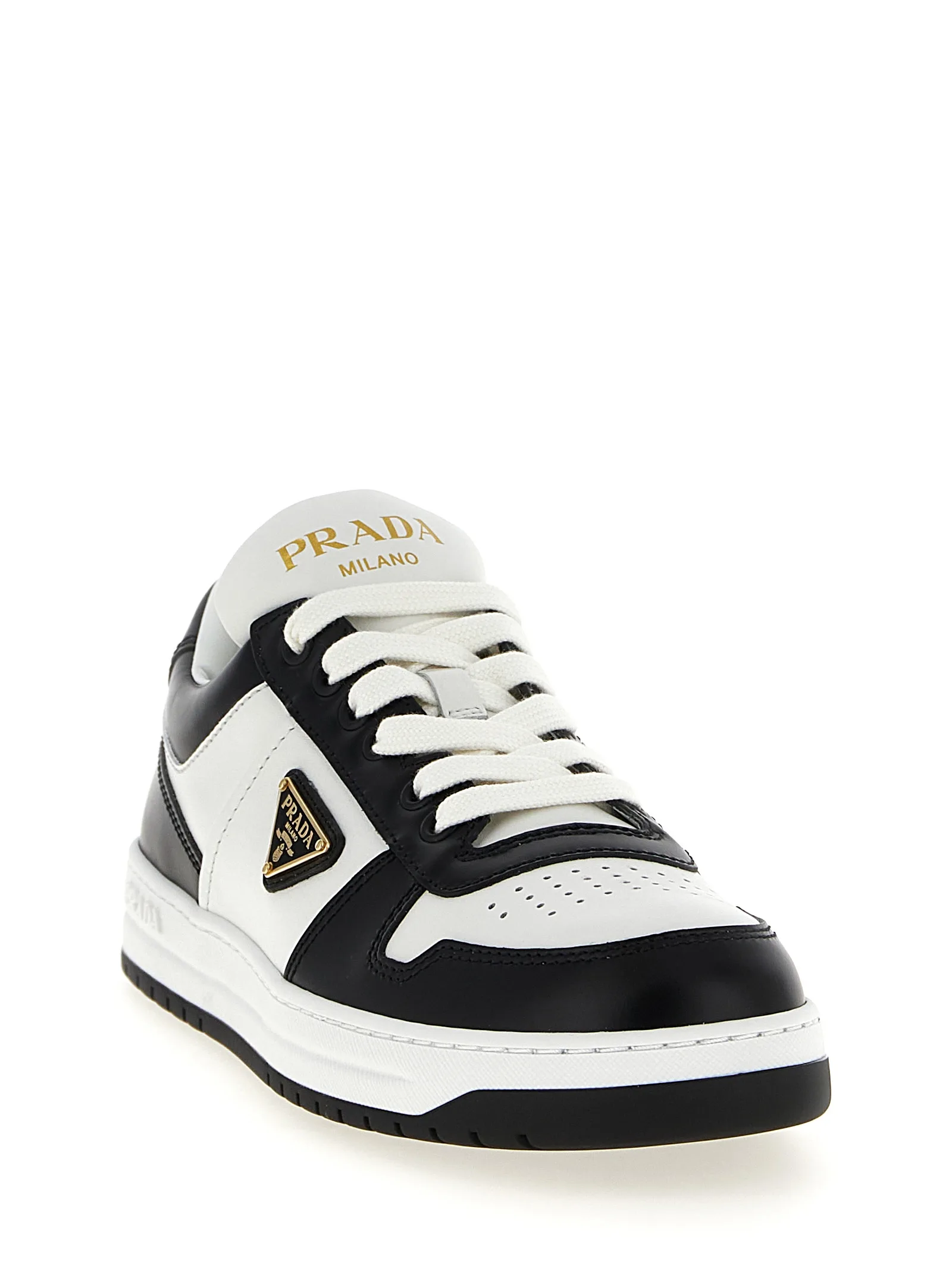 Bicolor Calfskin Low Top Sneakers - Image 2