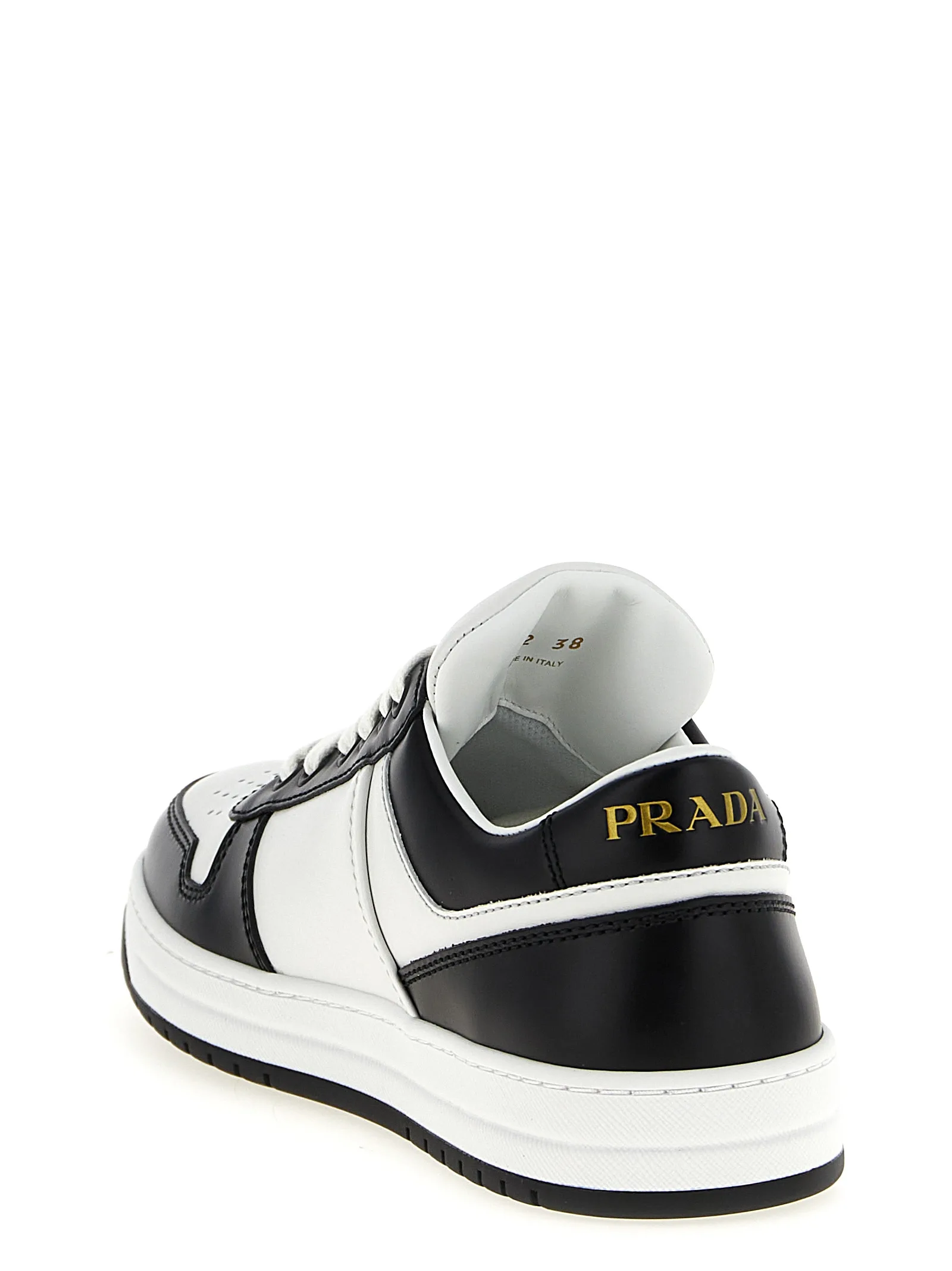 Bicolor Calfskin Low Top Sneakers - Image 3