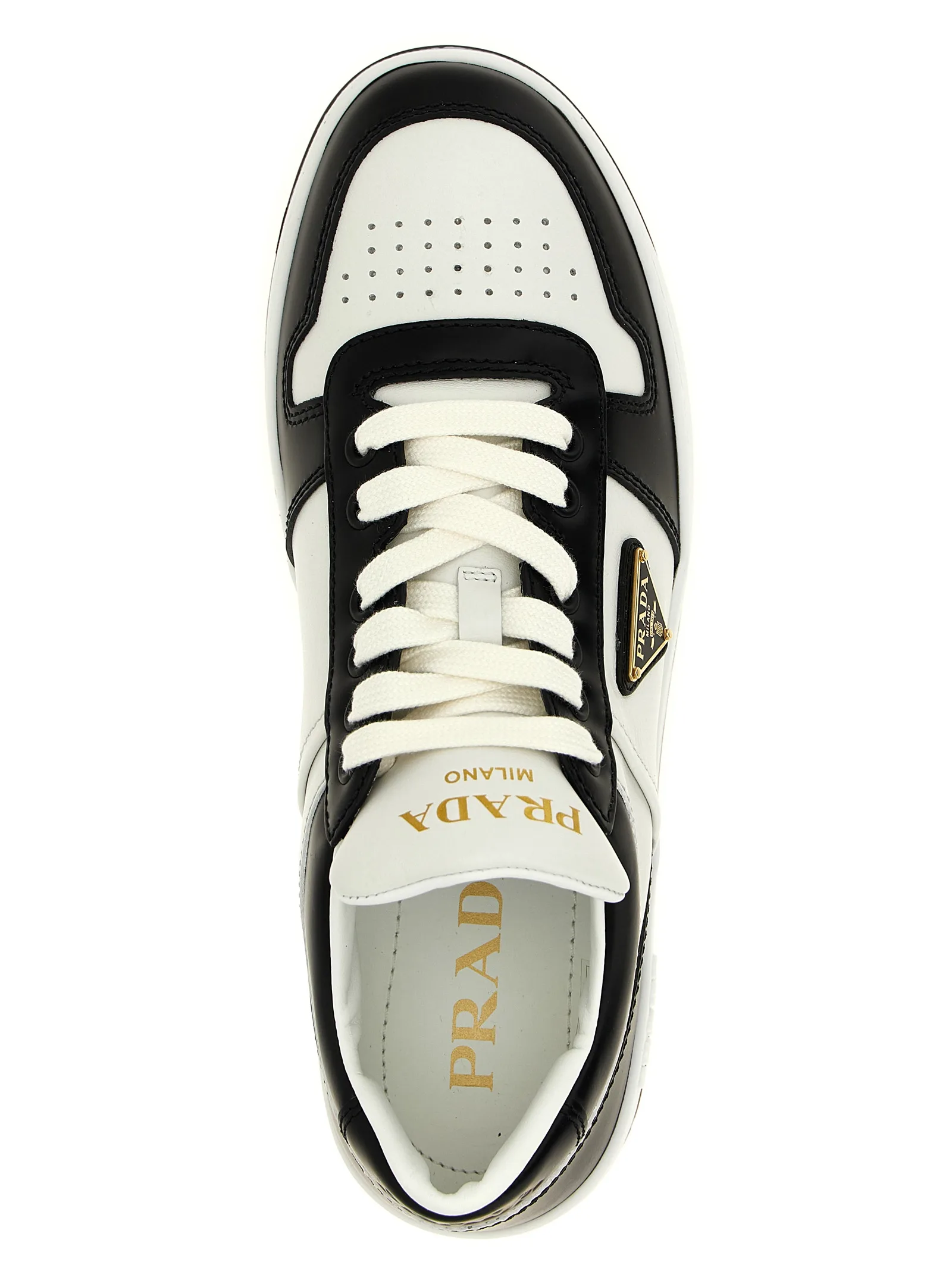 Bicolor Calfskin Low Top Sneakers - Image 4