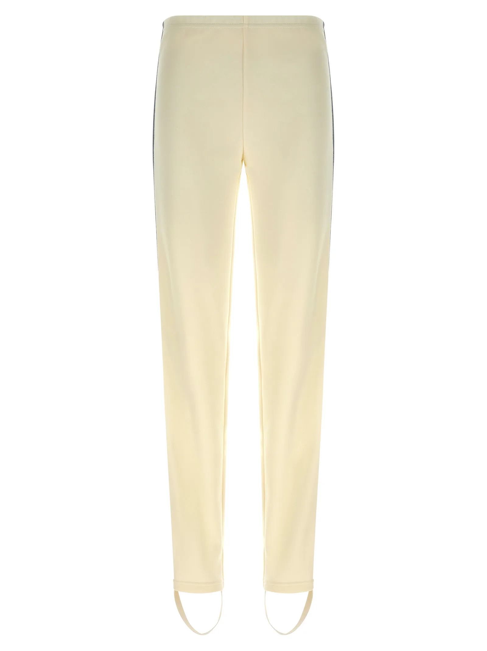 White Polyester Joggers (Workout Pants)