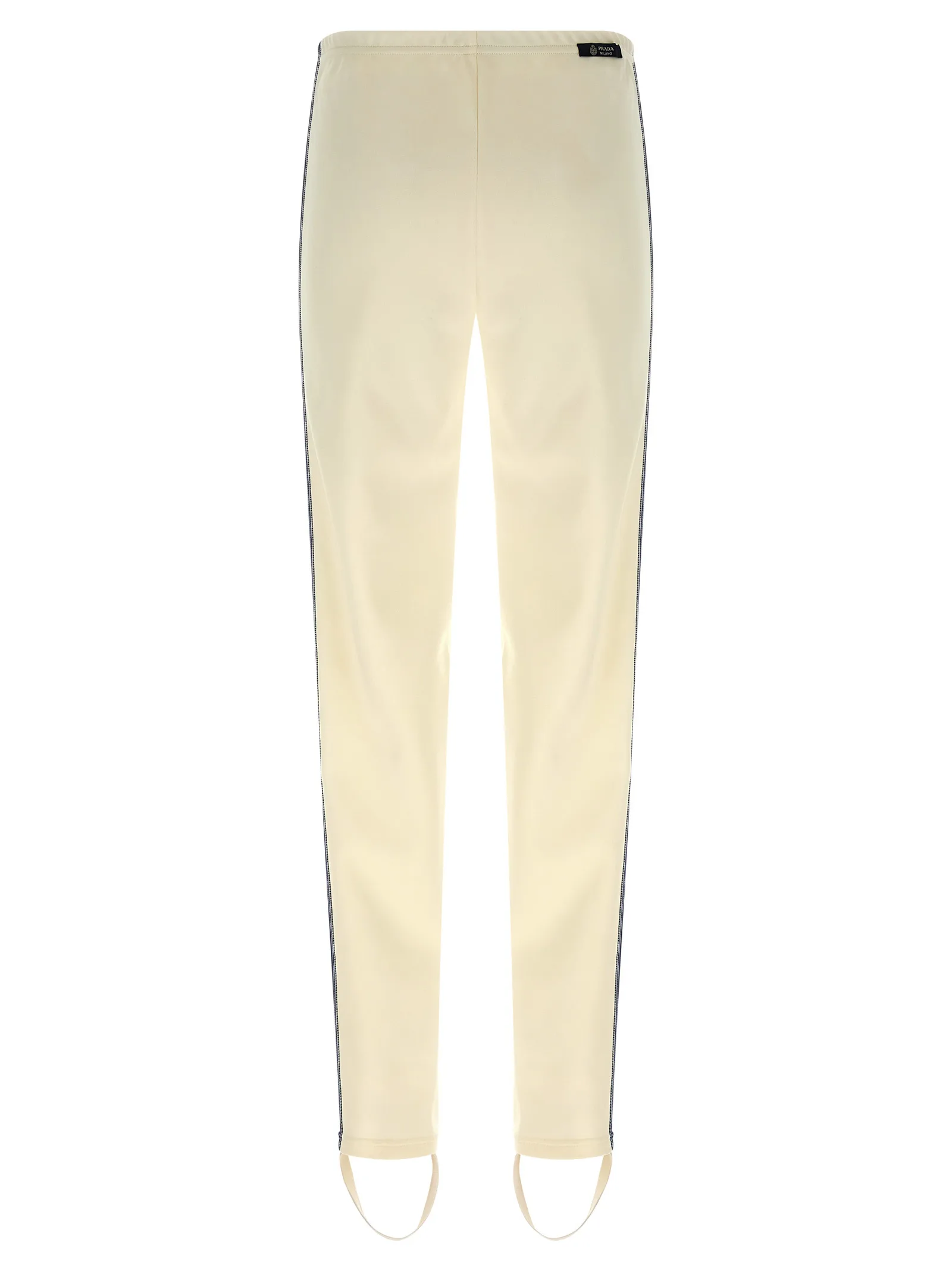 White Polyester Joggers (Workout Pants) - Image 2