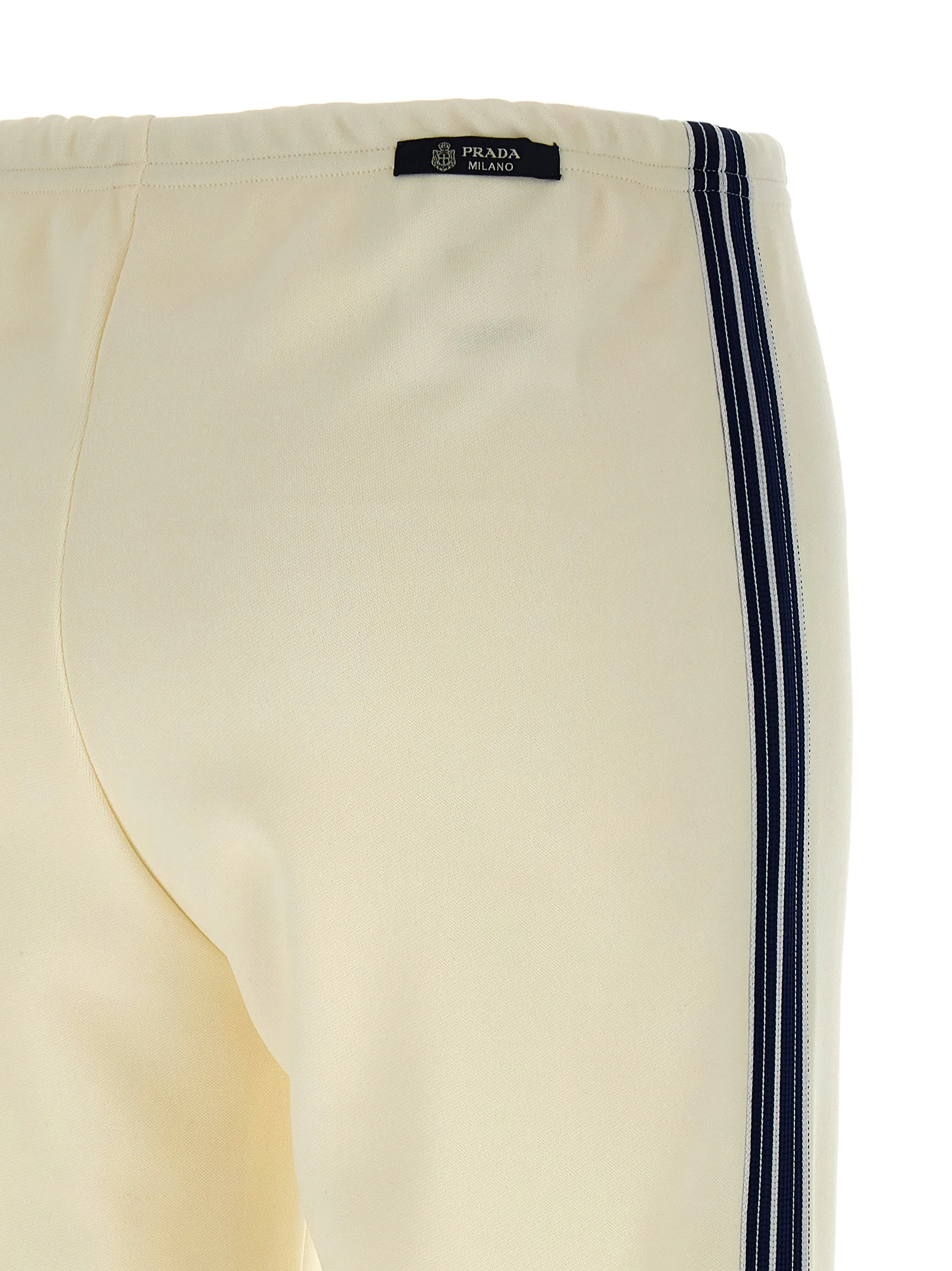 White Polyester Joggers (Workout Pants) - Image 4