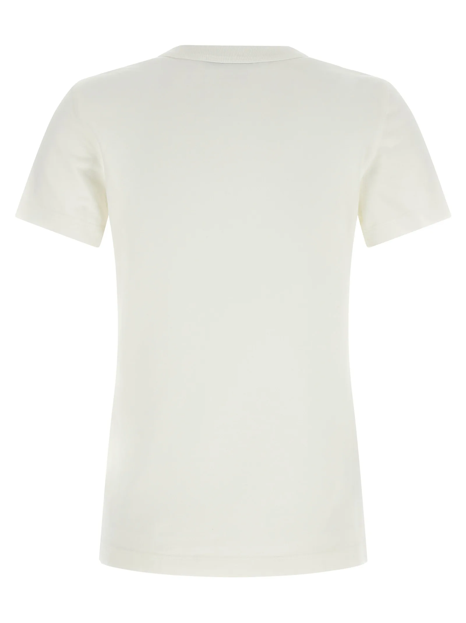 White Cotton T-Shirt - Image 2