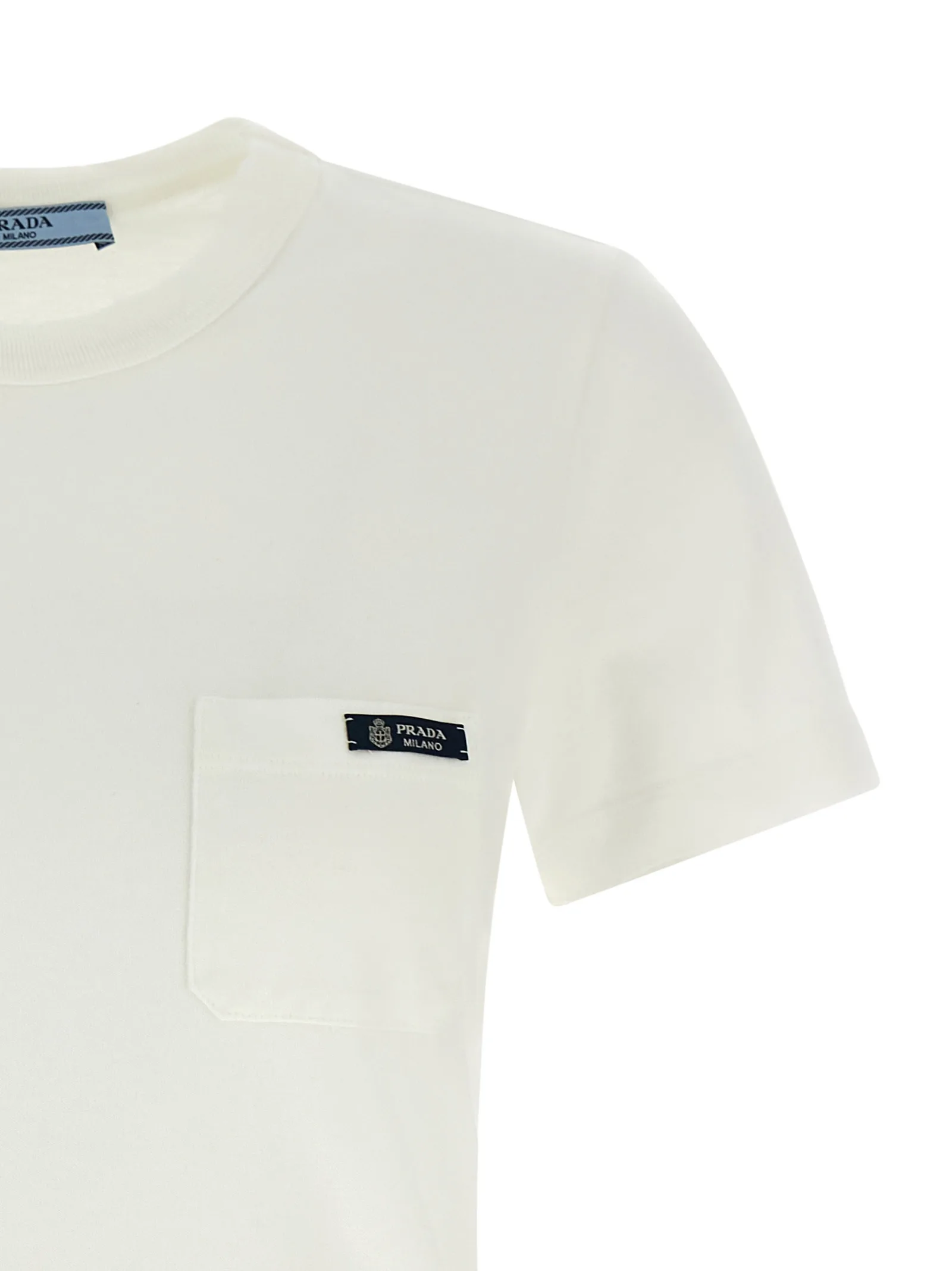 White Cotton T-Shirt - Image 3