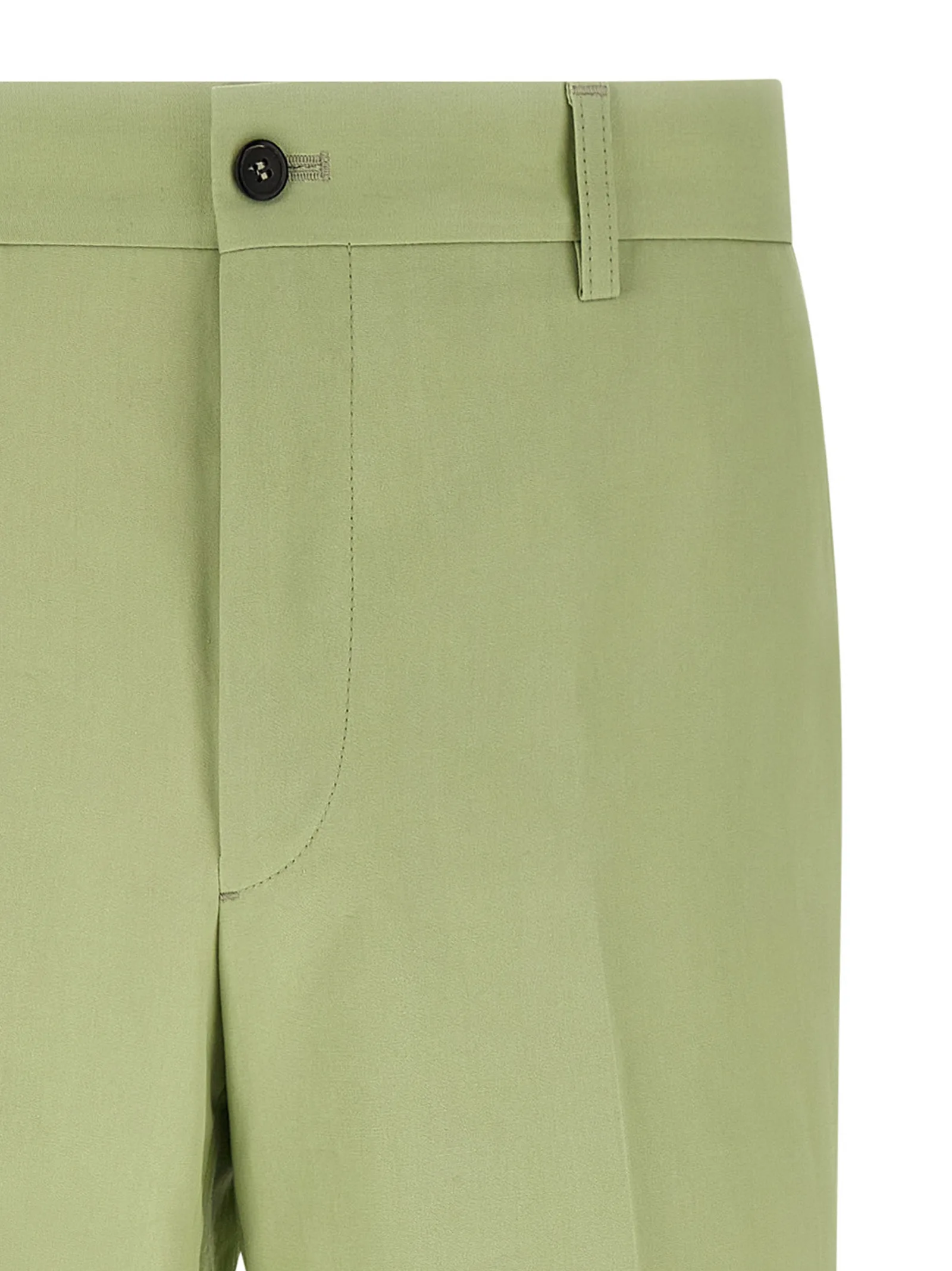 Bicolor Cotton Casual Pants - Image 3