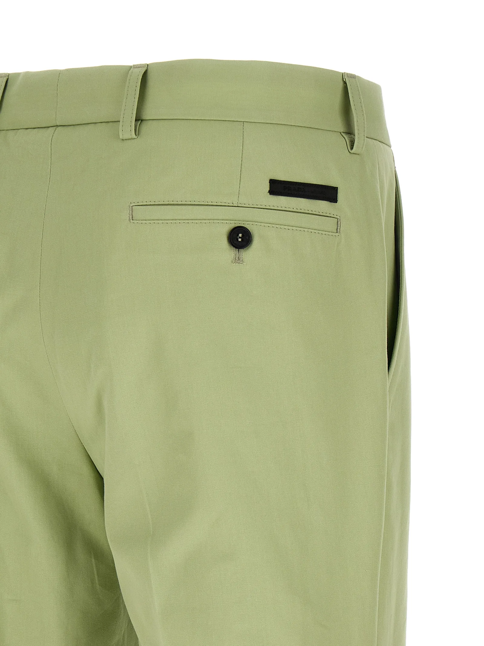 Bicolor Cotton Casual Pants - Image 4