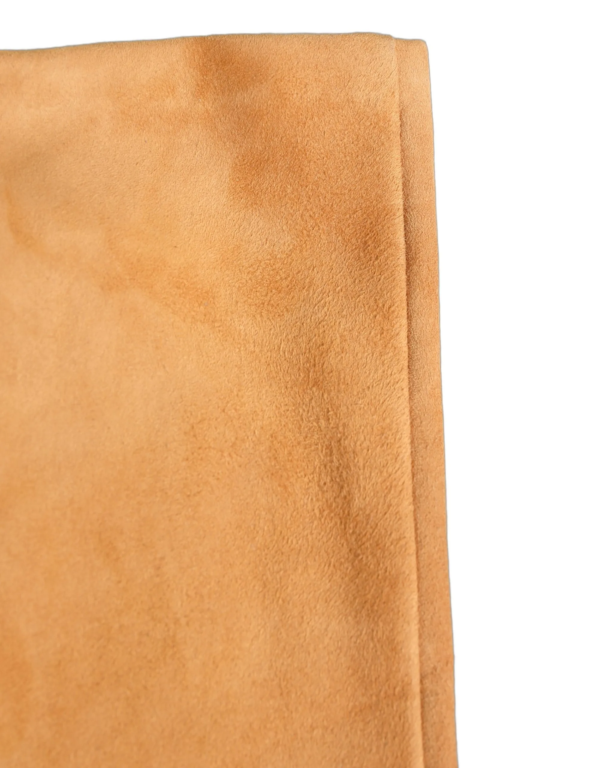 Tan Genuine Leather Suede Elbow Length Gloves - Image 3