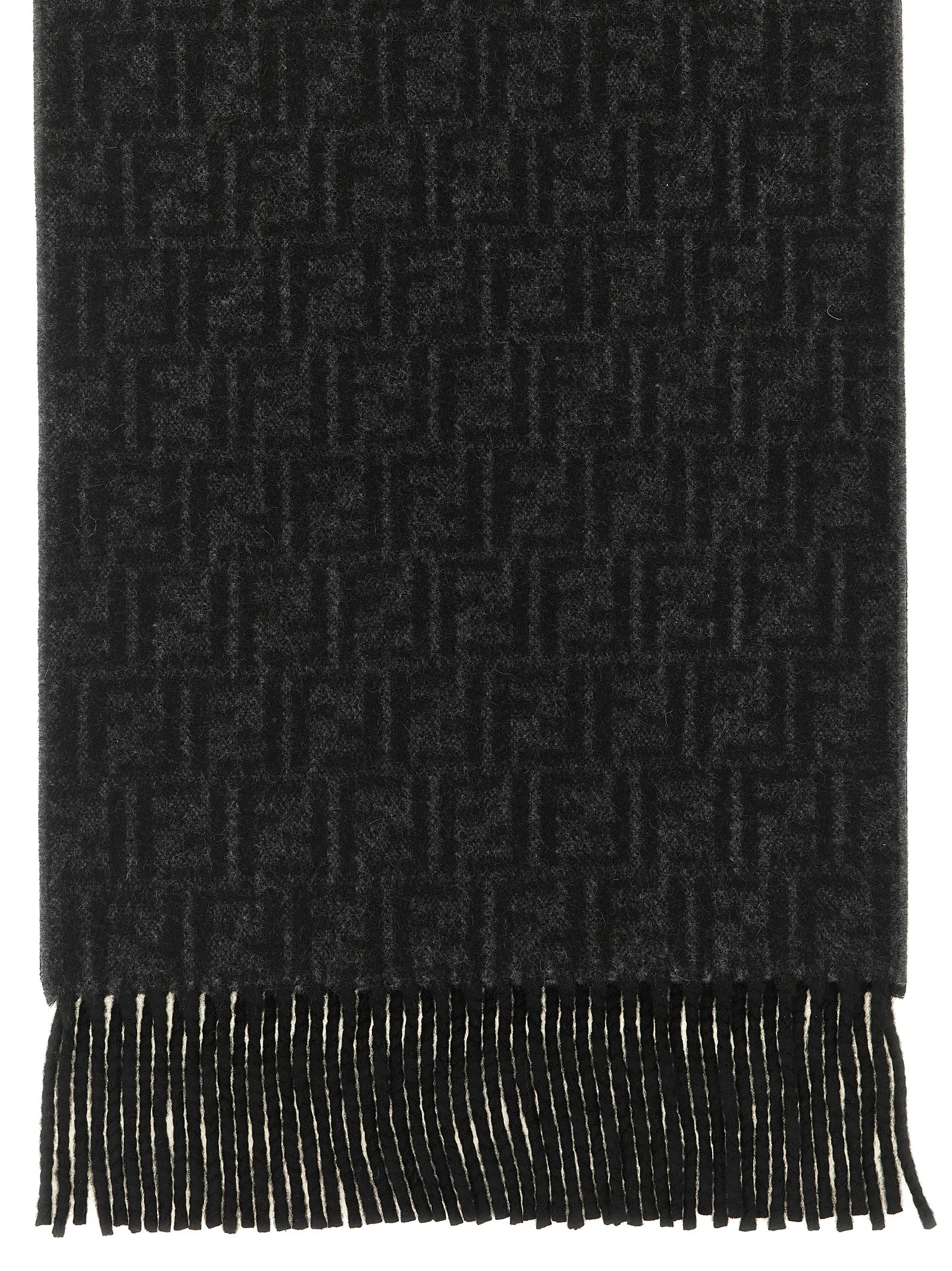 Black Wool Foulard - Image 2