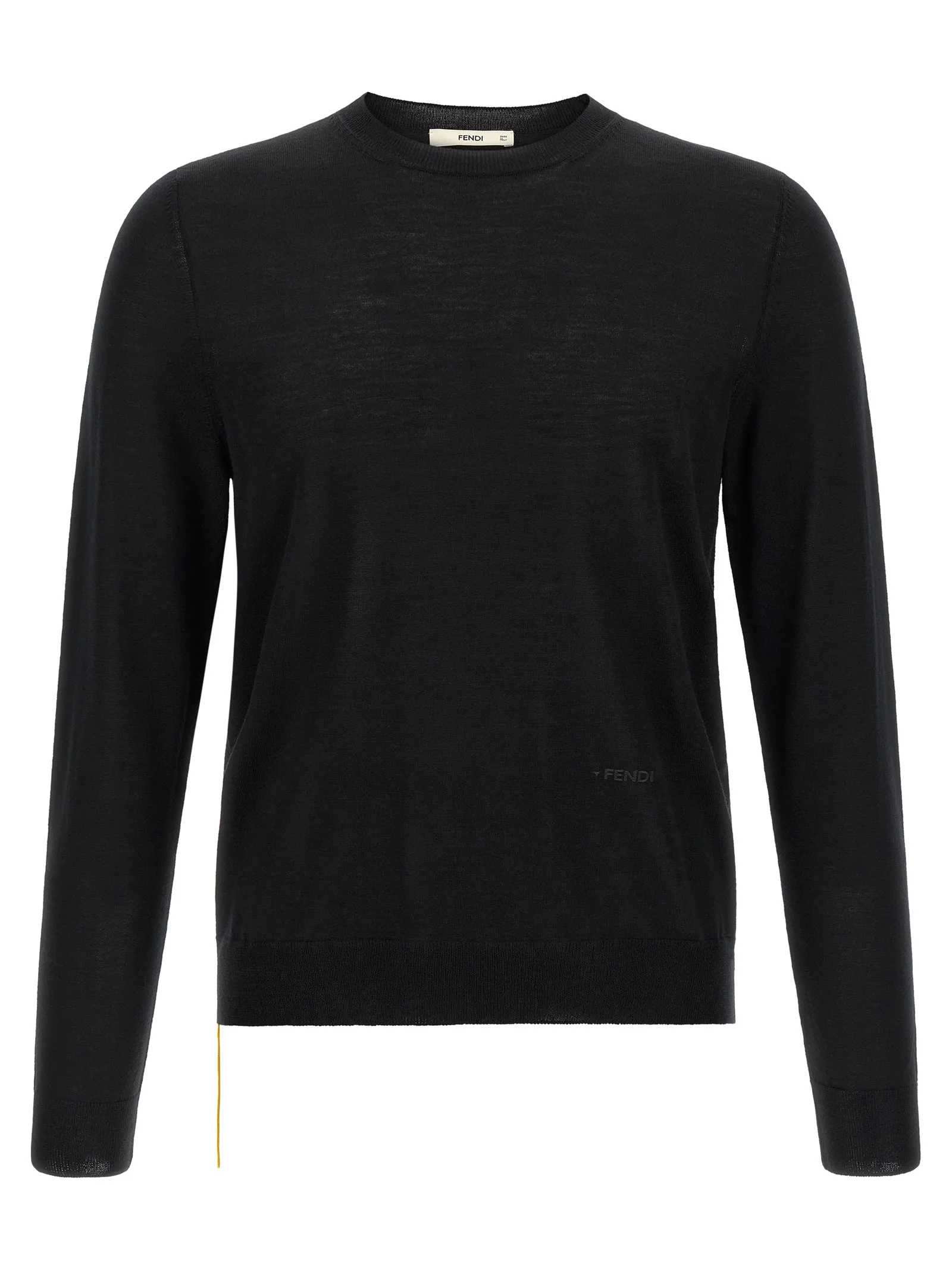 Black Virgin Wool Cardigan