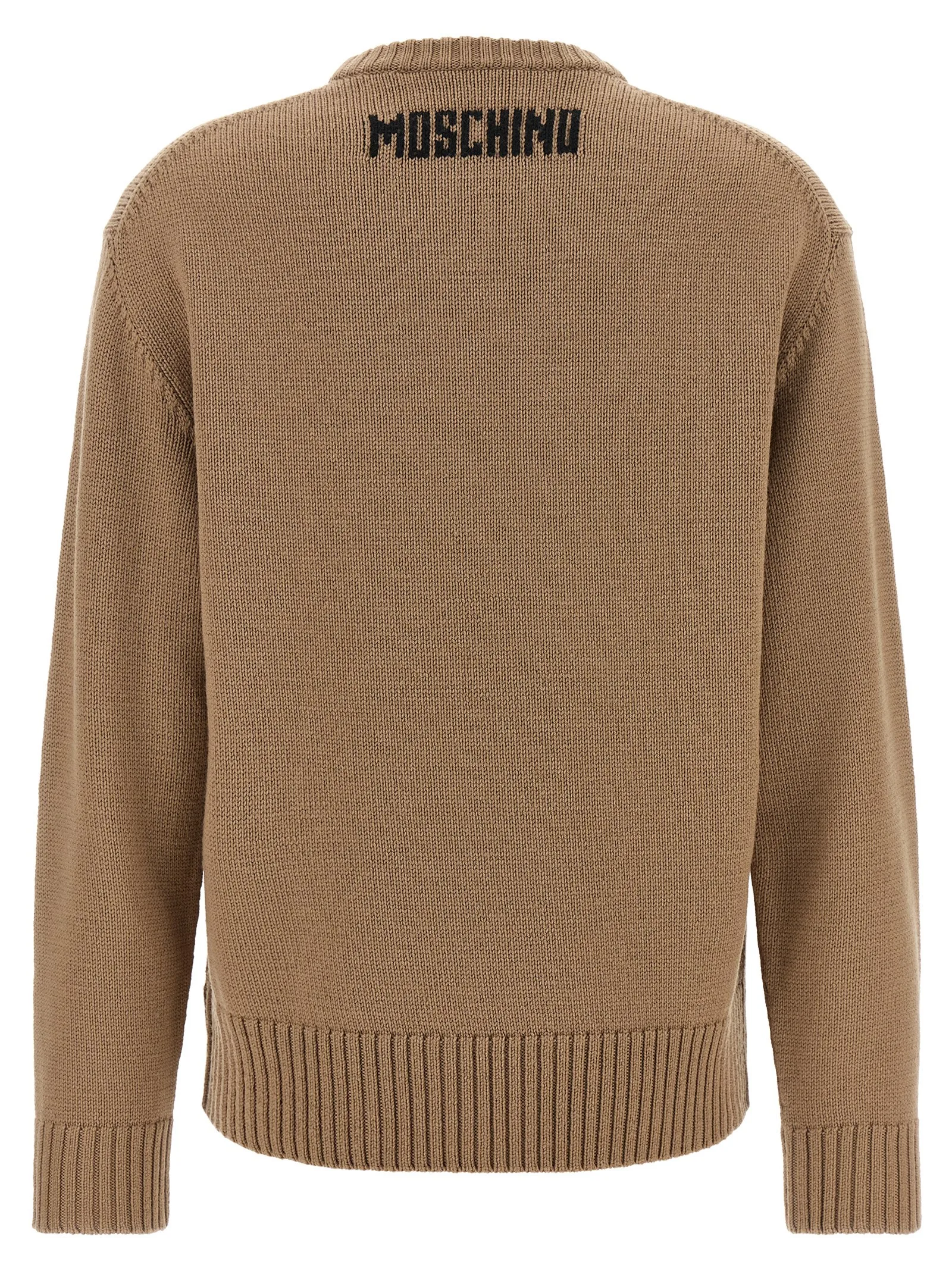 Beige Virgin Wool Cardigan - Image 2