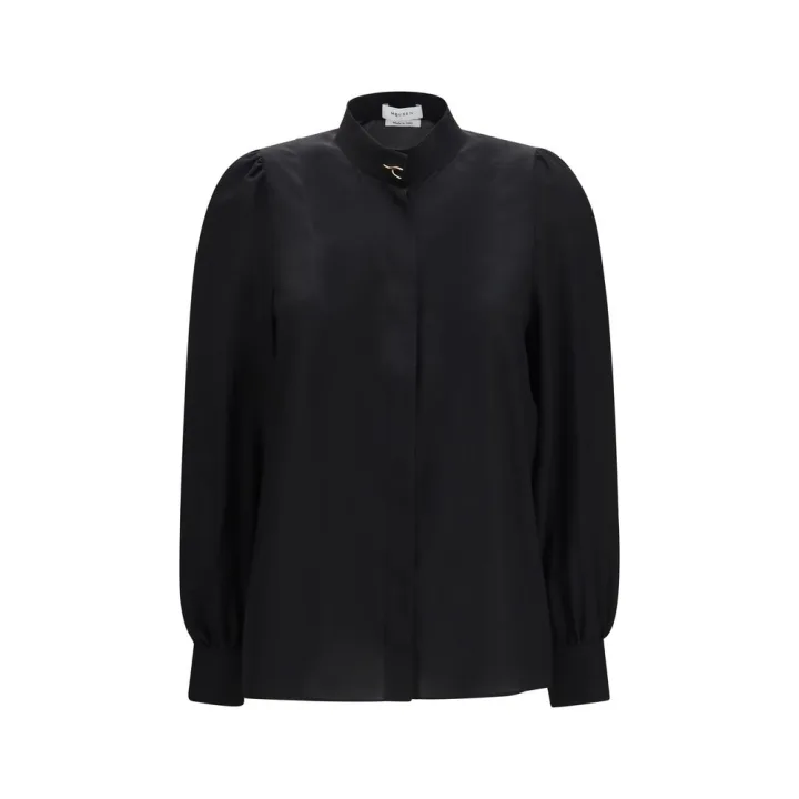 Black Silk Blouse