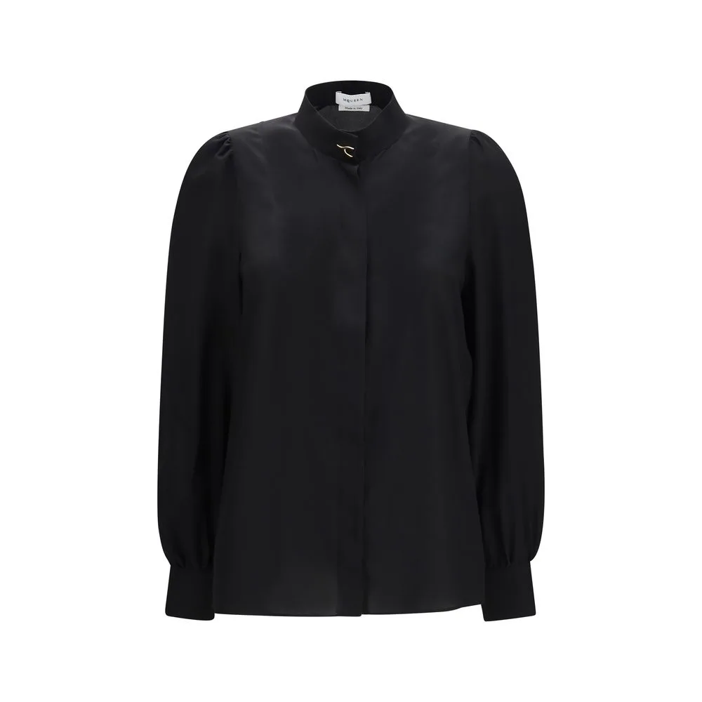 Black Silk Blouse
