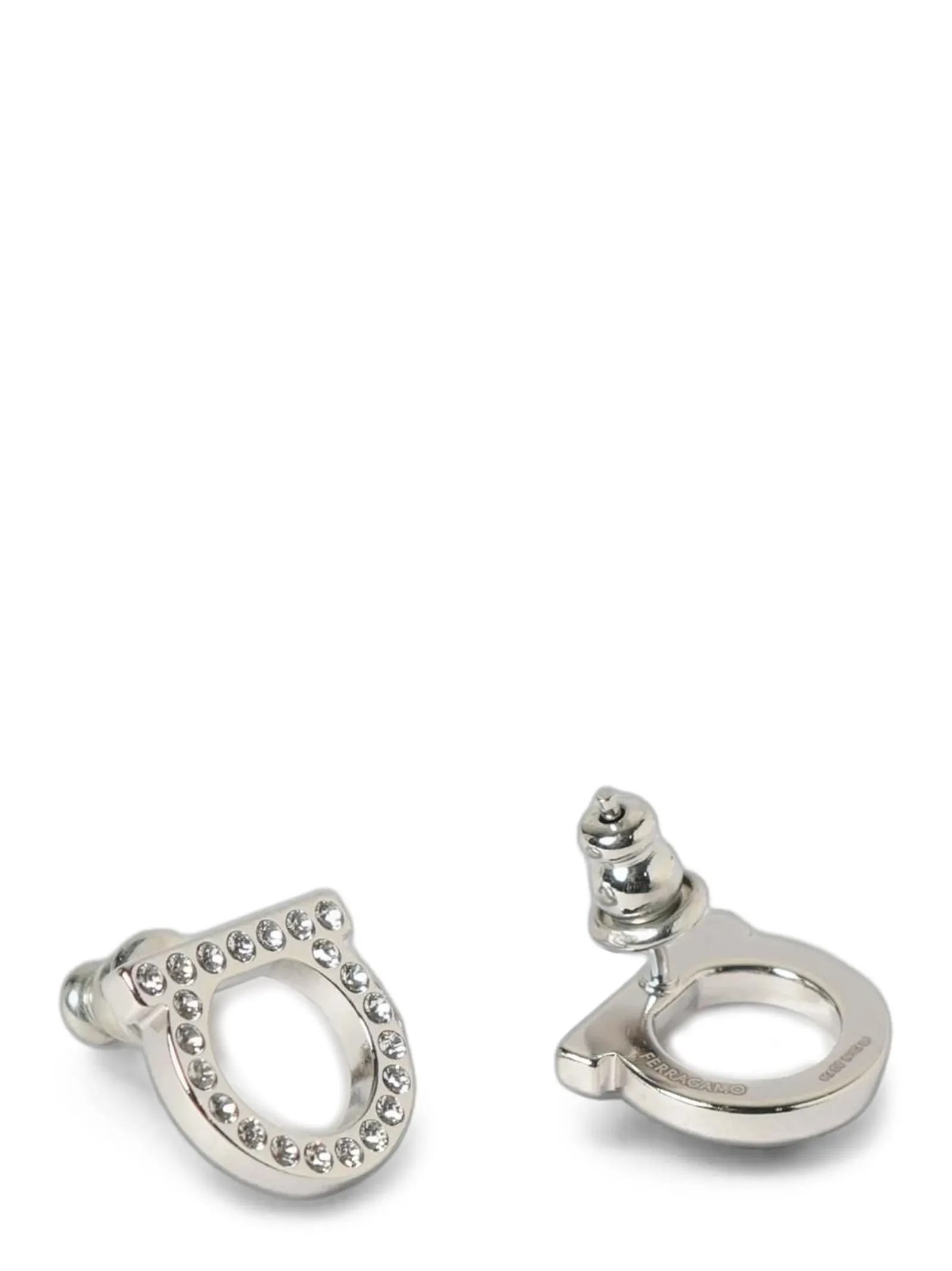 Silver Brass Earrings - Image 2