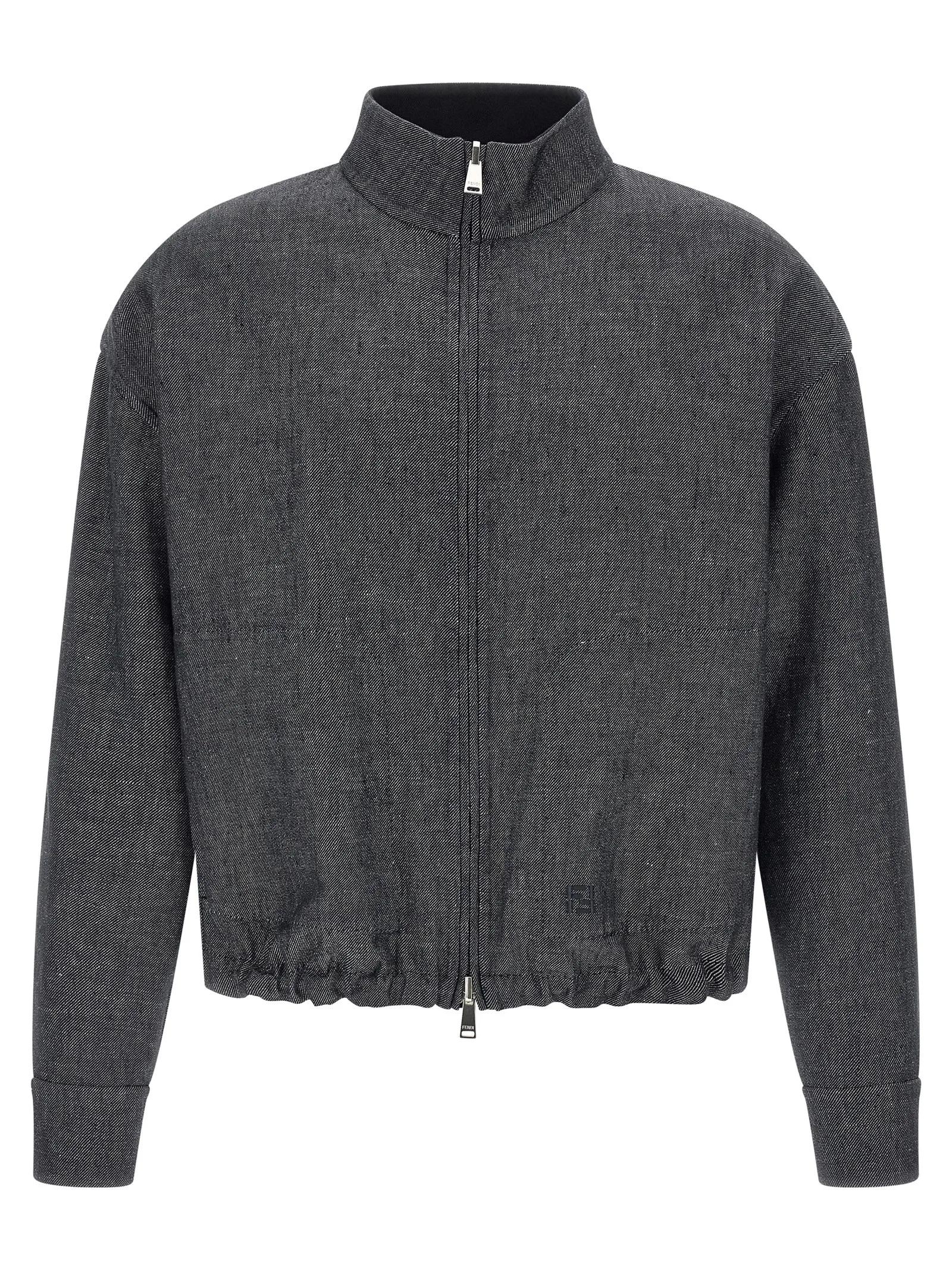 Blue Linen Denim Jacket