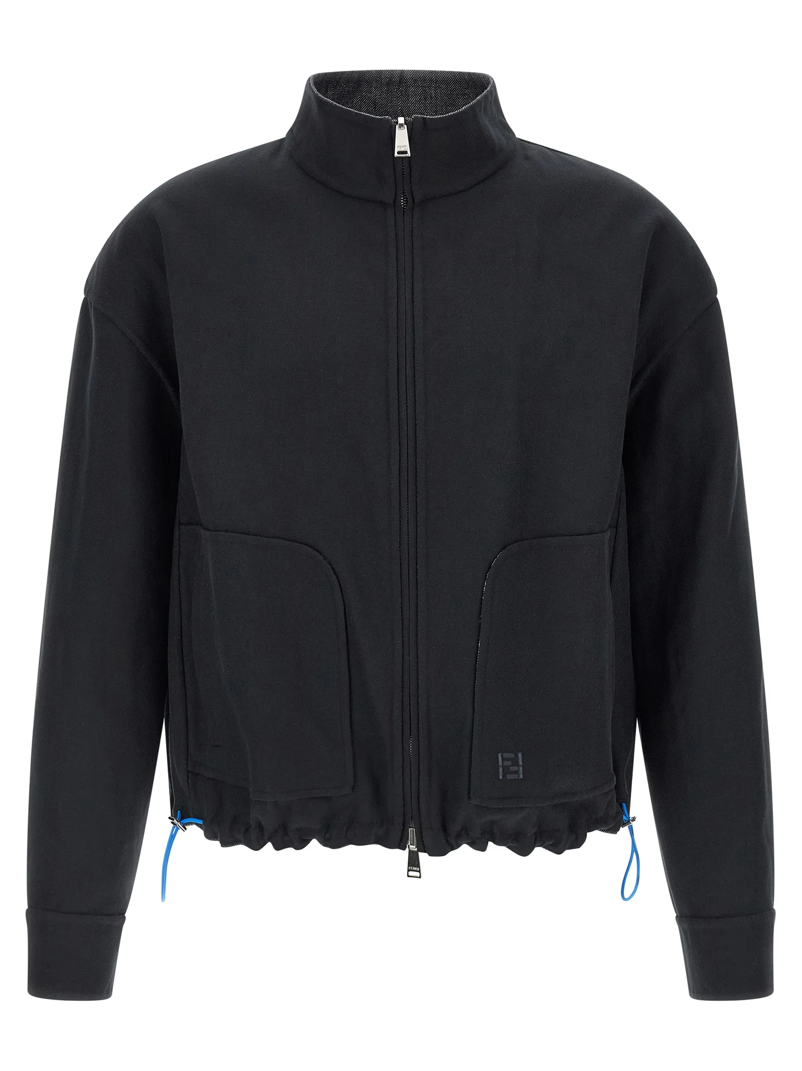 Blue Linen Denim Jacket - Image 2