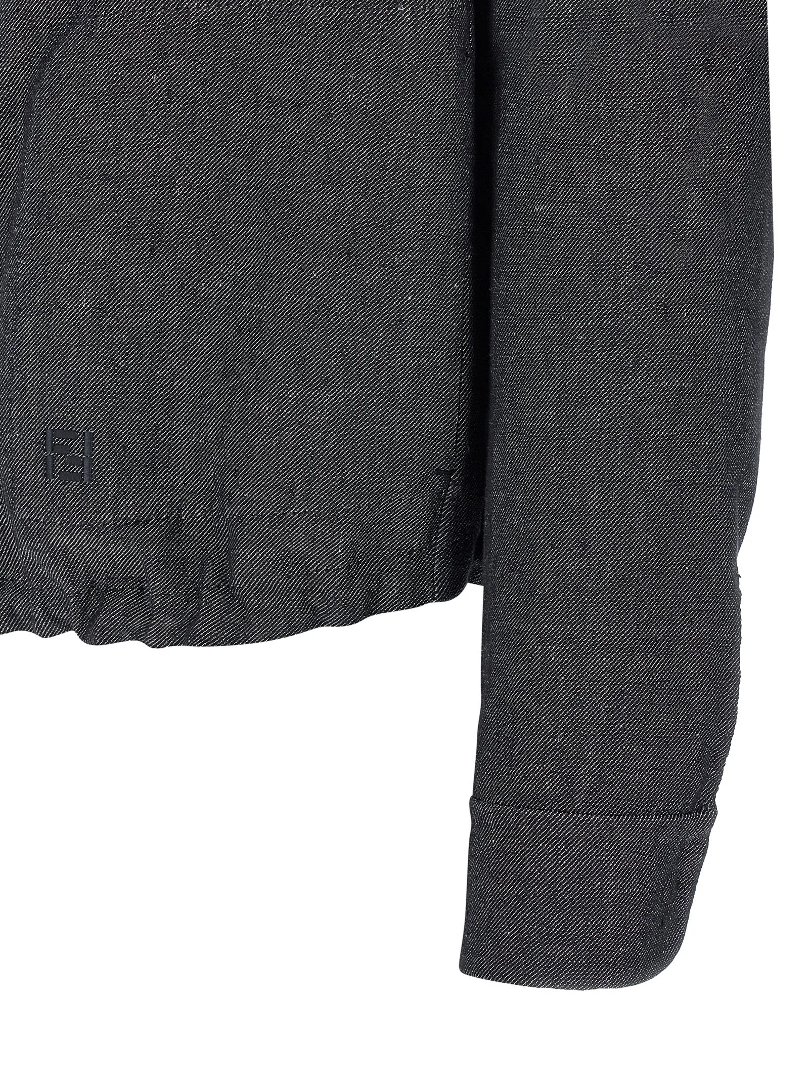 Blue Linen Denim Jacket - Image 5